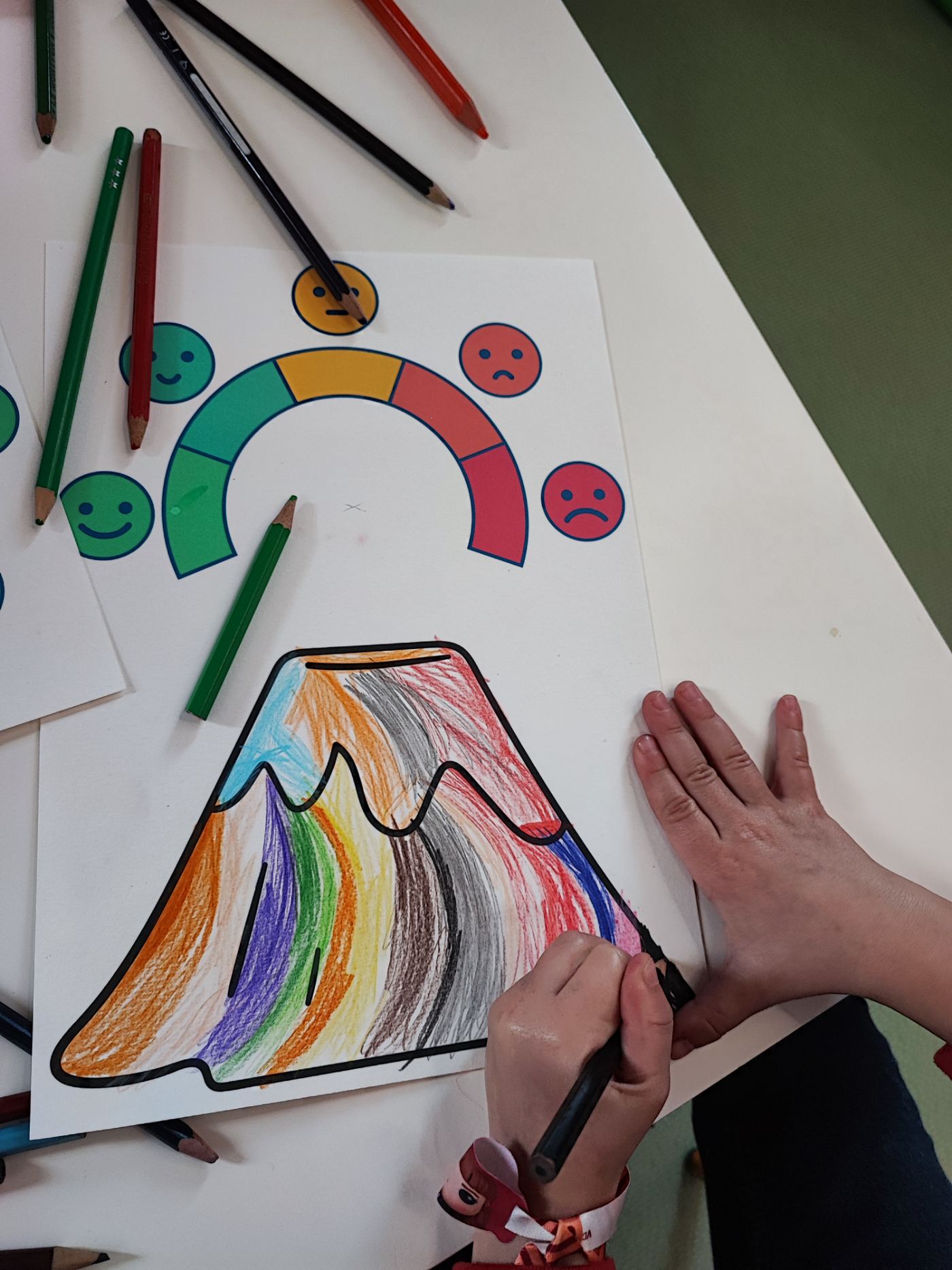 Atelier volcan des émotions
